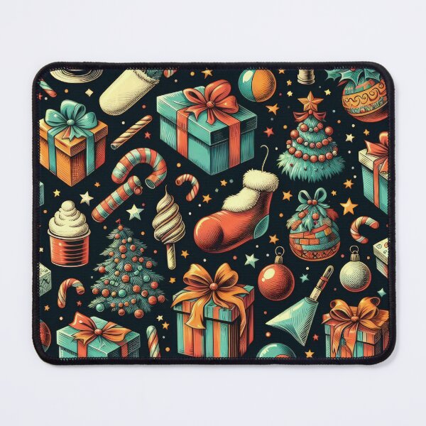 Item preview, Christmas Pattern Decorations ,Christmas Seamless Pattern,holiday pattern,Christmas Vintage Art designed and sold by Expressions-Sel.