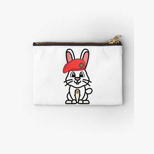 Item preview, Cute Red Beret white rabbit designed and sold by Pet Station.