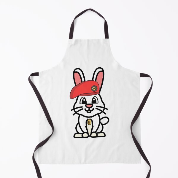 Item preview, Cute Red Beret white rabbit designed and sold by Pet Station.