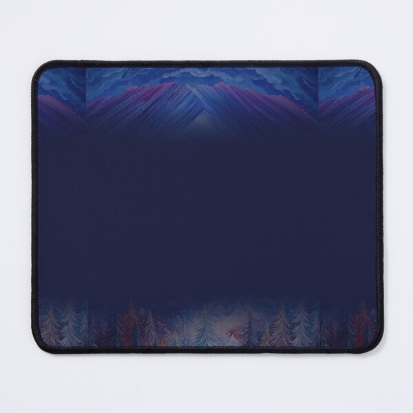 Item preview, Mystic Winter Night | Mountain Pine Forest Landscape Art designed and sold by cabana.space.