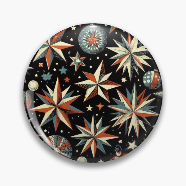 Item preview, Christmas Pattern Stars ,Christmas Seamless Pattern,holiday pattern,Christmas Vintage Art designed and sold by Expressions-Sel.