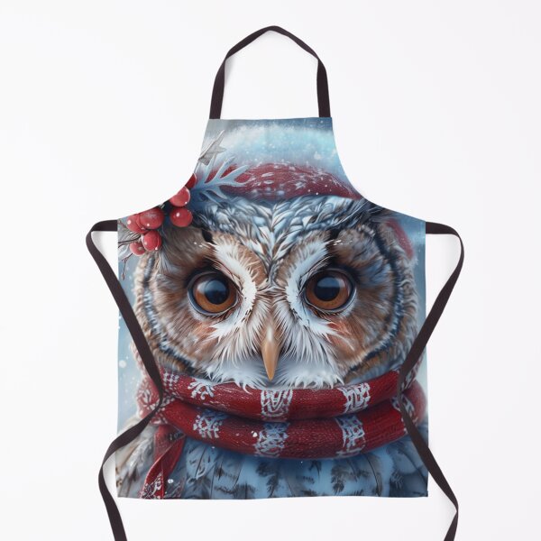 Item preview, Christmas Woodland Snow Owl designed and sold by CreatedbyKandJ.