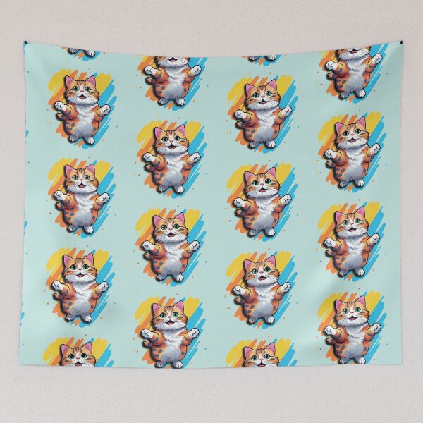 Item preview, Jumping cat designed and sold by IreneRuya.