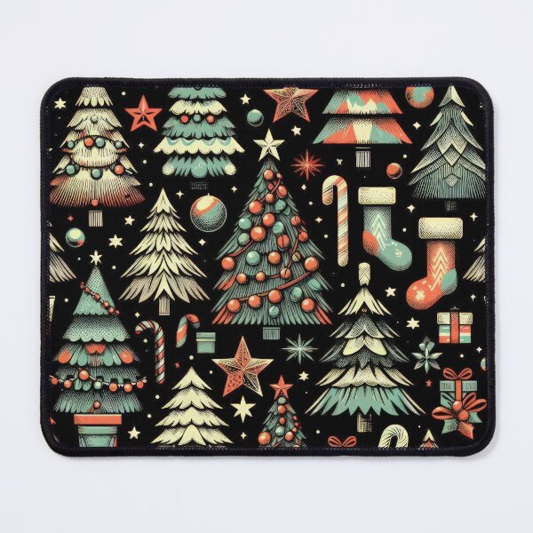 Item preview, Christmas Pattern Trees ,Christmas Seamless Pattern,holiday pattern,Christmas Vintage Art designed and sold by Expressions-Sel.