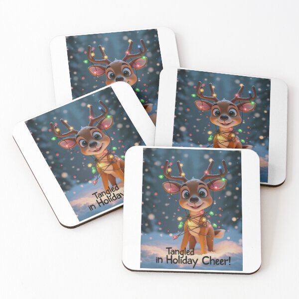 Artikelvorschau, Reindeer Ready for the Holidays entworfen und verkauft von ArtCreator2023.