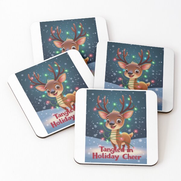Artikelvorschau, The Joy of Christmas in Reindeer Style entworfen und verkauft von ArtCreator2023.