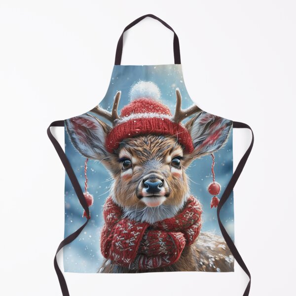Item preview, Christmas Woodland Snow Deer designed and sold by CreatedbyKandJ.