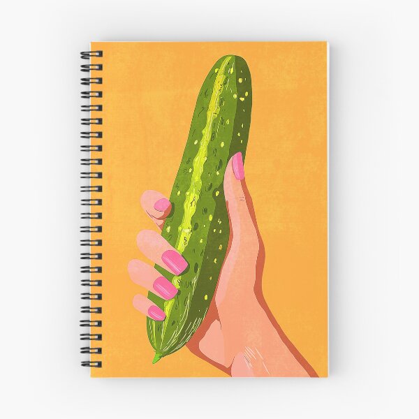 Item preview, Pink fingernails and cucumber designed and sold by Carinaprint.