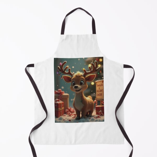 Item preview, Snow-Kissed Reindeer Spreading Cheer designed and sold by ArtCreator2023.