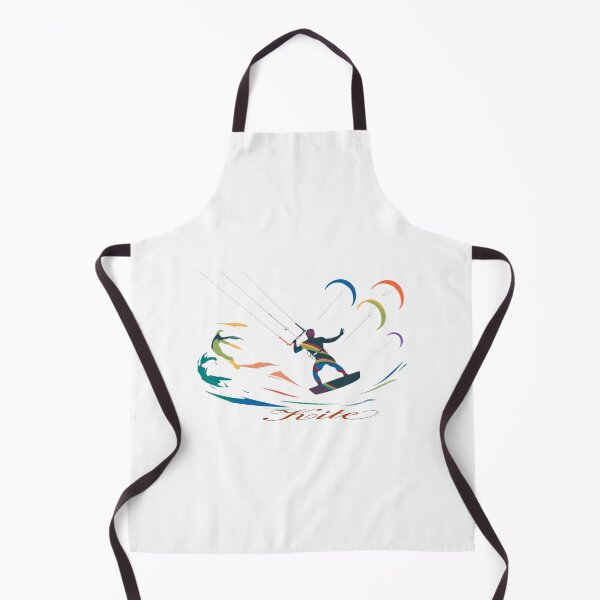 Item preview, Kitesurfer silhouette in multicolor designed and sold by StyleFused.