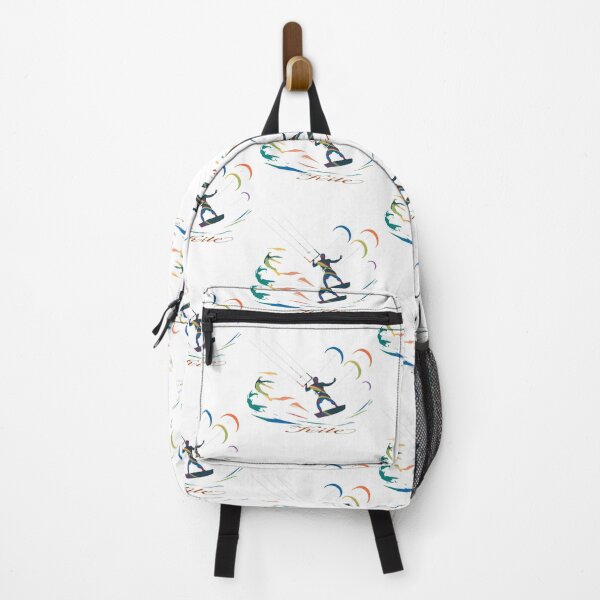 Item preview, Kitesurfer silhouette in multicolor designed and sold by StyleFused.