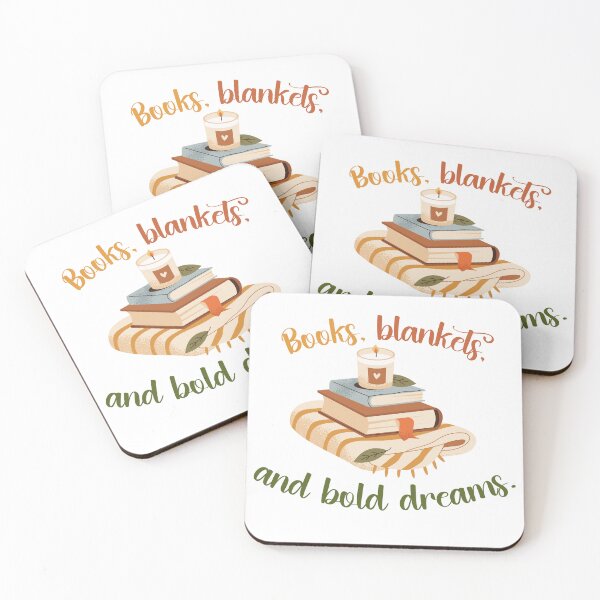 Item preview, Books, Blankets, And Bold Dreams. Winter Bookish designed and sold by AngieArt-.