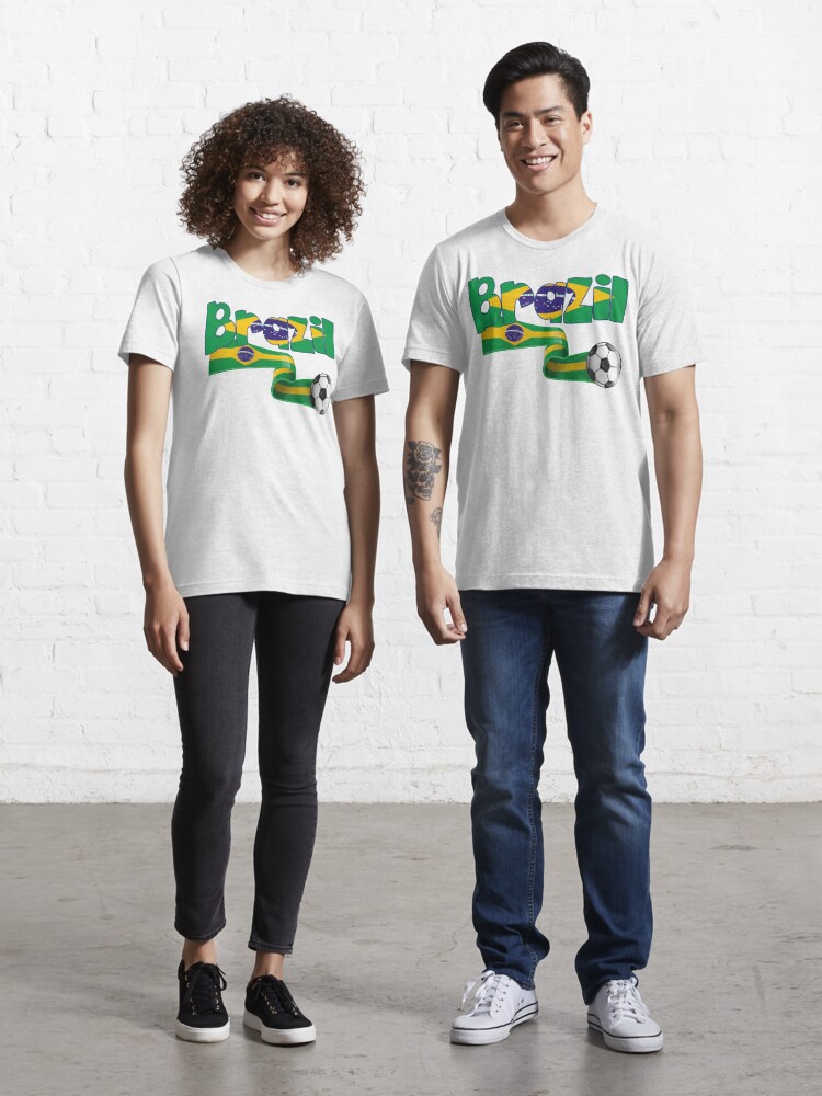 Brazil Soccer Jersey Brazil Football Brazilian Women's V-Neck T-Shirt