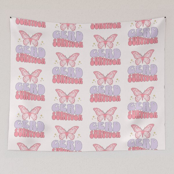 Item preview, Gerd survivor typography Morcaworks text butterfly girly  designed and sold by Morcawork.