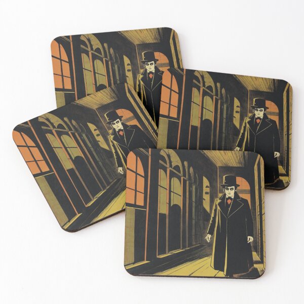Item preview, The Cabinet of Dr Caligari vintage illustration designed and sold by Vintage Designs +.