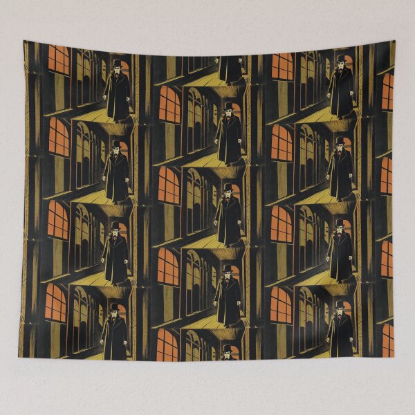 Item preview, The Cabinet of Dr Caligari vintage illustration designed and sold by Vintage Designs +.