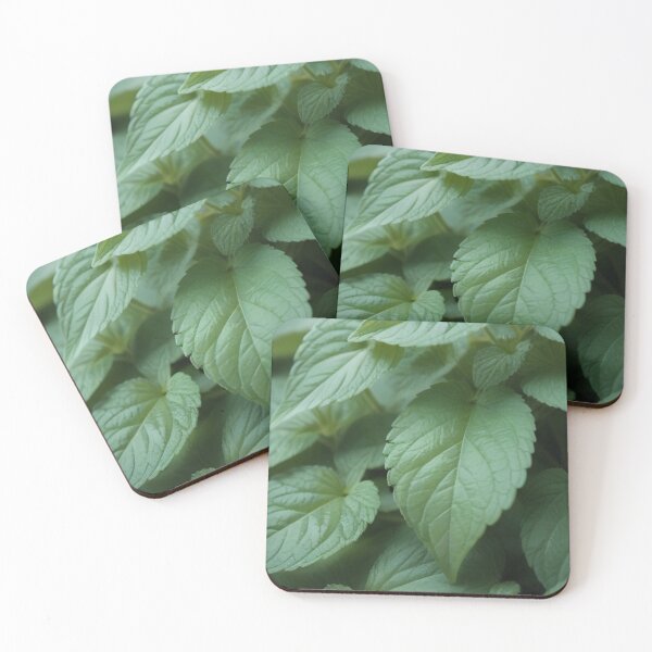 Item preview, Green Peppermint Leaves designed and sold by Sidney Graf.