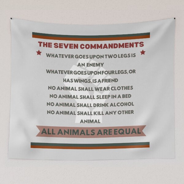 Item preview, Anima Farm Commandments designed and sold by FlowFlex.