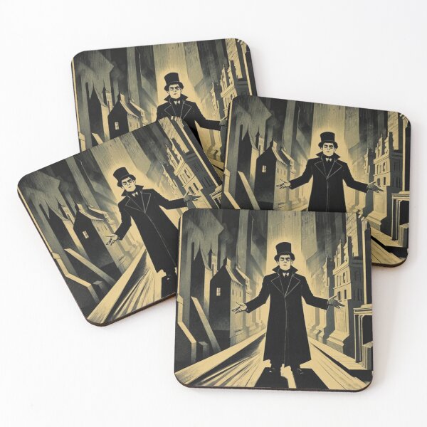 Item preview, The Cabinet of Dr Caligari vintage illustration designed and sold by Vintage Designs +.
