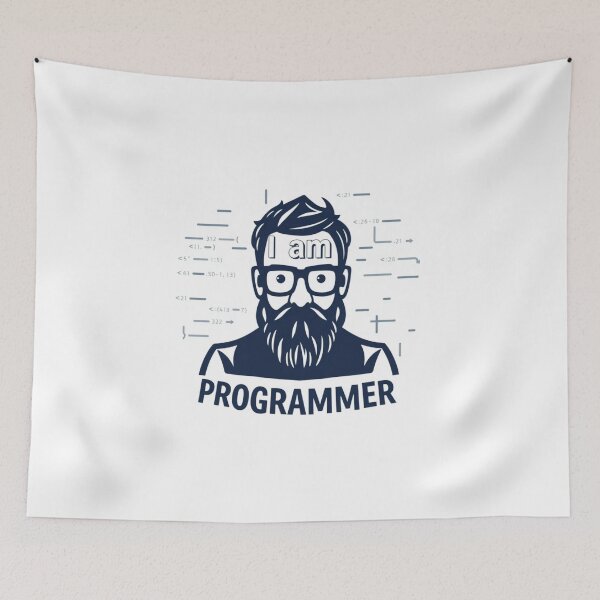 Item preview, I Am Programmer: Code Snippets T-Shirt Design designed and sold by BlackBlazent.