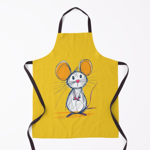 Item preview, Cute Mouse Illustration with Big Ears designed and sold by ObjCrea123.