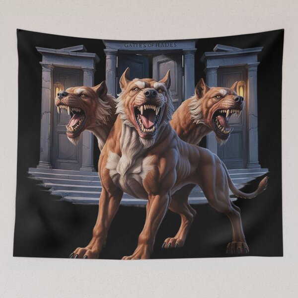 Item preview, Cerberus at the Gates of Hades designed and sold by czarnyfeniks.