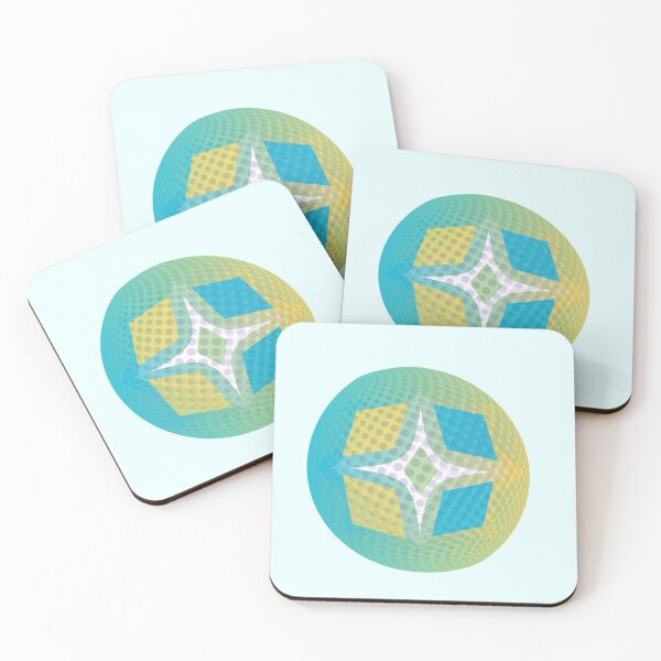 Item preview,  3D Polka Yellow Green designed and sold by Art Shimmers.