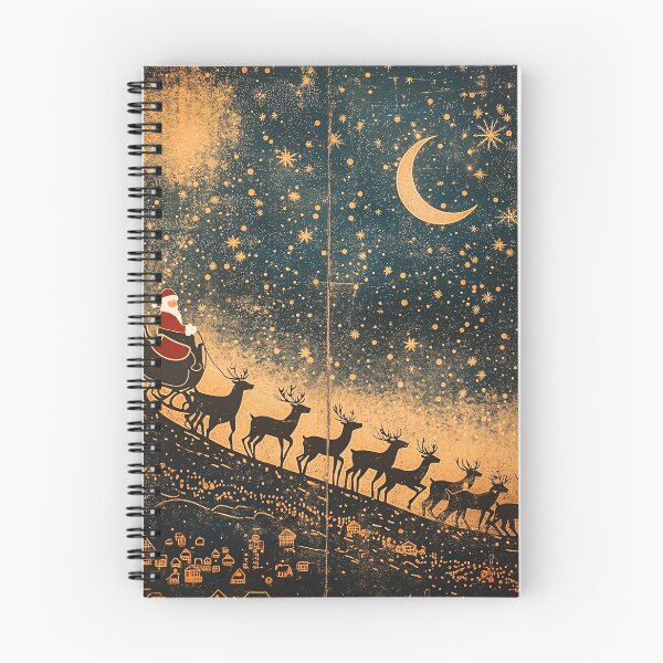 Item preview, Santa’s Sleigh Ride Under the Stars designed and sold by NomadicDreamer.