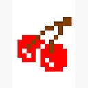 Retro 8 Bit Cherry Icon Spiral Notebook By Dandobsondesign Redbubble