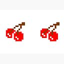 Retro 8 Bit Cherry Icon Hardcover Journal By Dandobsondesign Redbubble