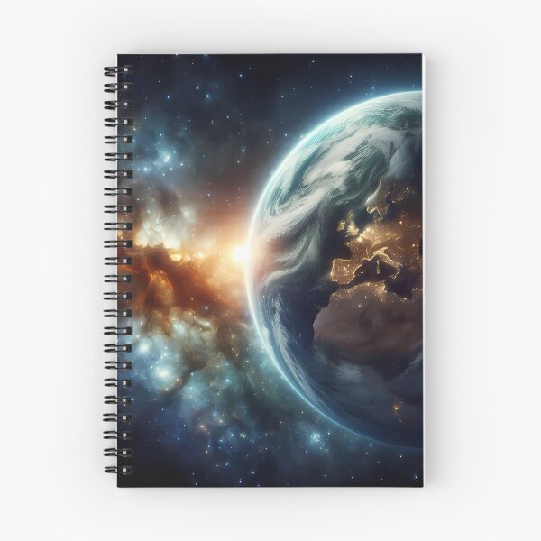 Item preview, Space Scene with Earth and Cosmos - Perfect gift designed and sold by Scandinavian-Ai.