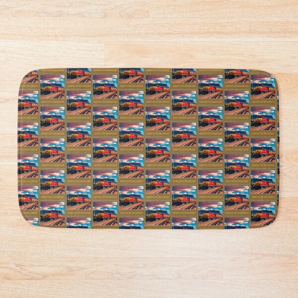 Item preview, Santa Fe RailRoad Vintage Train designed and sold by MudcreekDesign.