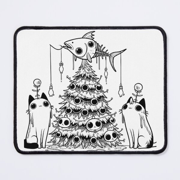 Item preview, Catmas creepiness designed and sold by BelovedExile.