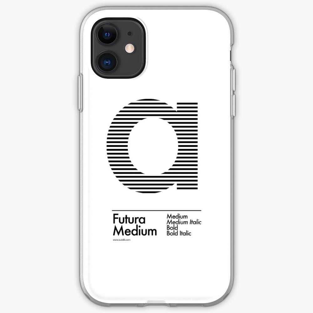 The Letter a Futura Type iPhone Case & Cover