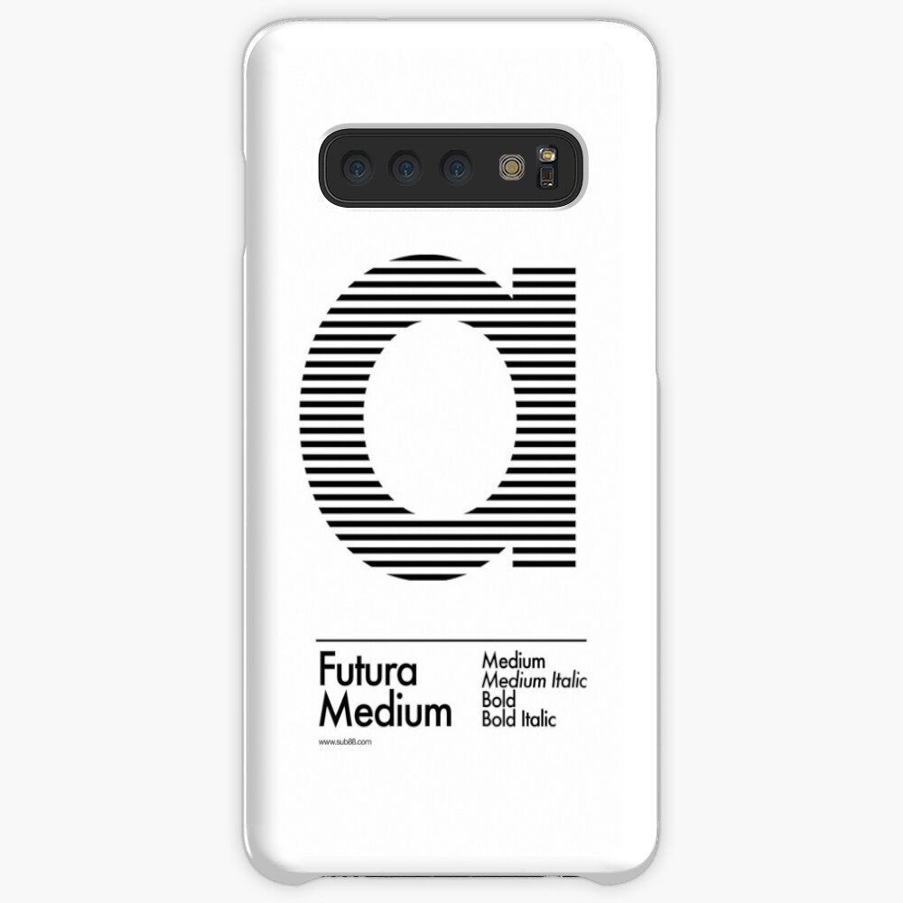 The Letter a Futura Type Case & Skin for Samsung Galaxy