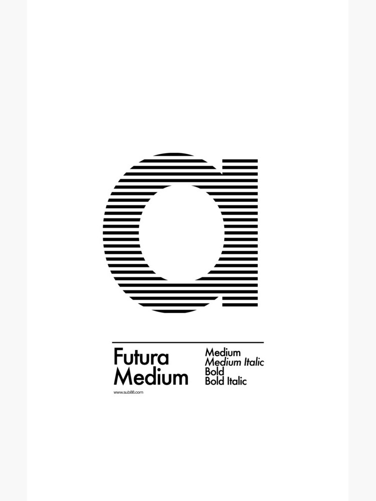 The Letter a Futura Type by sub88