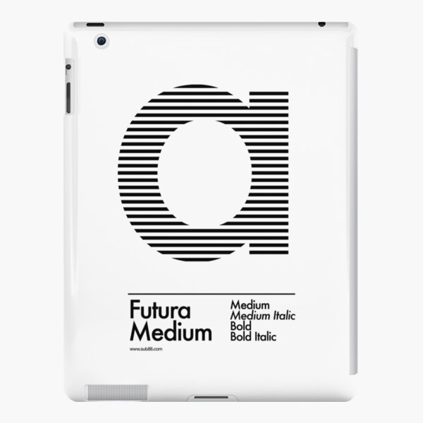 The Letter a Futura Type iPad Snap Case