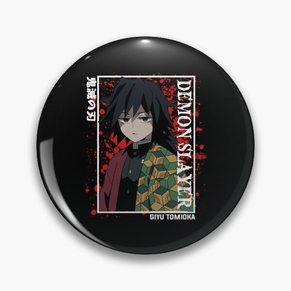 Torikii Pins Demon shops Slayer Tomioka Giyu Pin