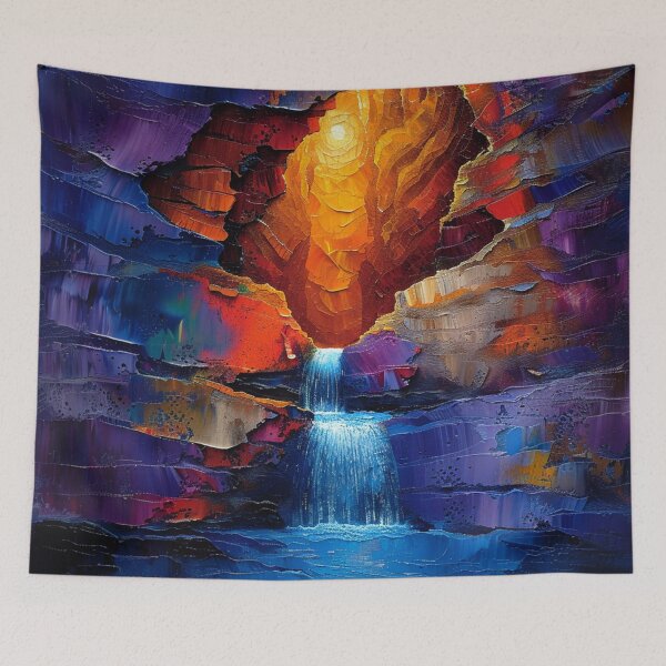 Item preview, Cave Waterfalls  designed and sold by Dawn van Doorn.