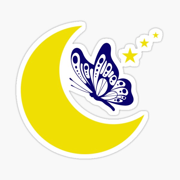 Artikel-Vorschau von Mond und Schmetterling, designt und verkauft von ytdream.