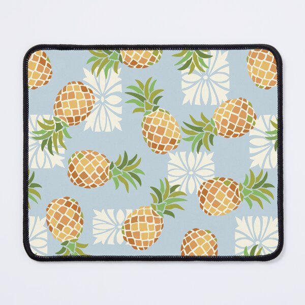 Item preview, Pineapple Toss Soft Blue designed and sold by Barbara Pixton.