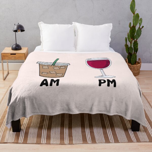 Item preview, AM/PM - coffee and wine designed and sold by PeachyLitchi.