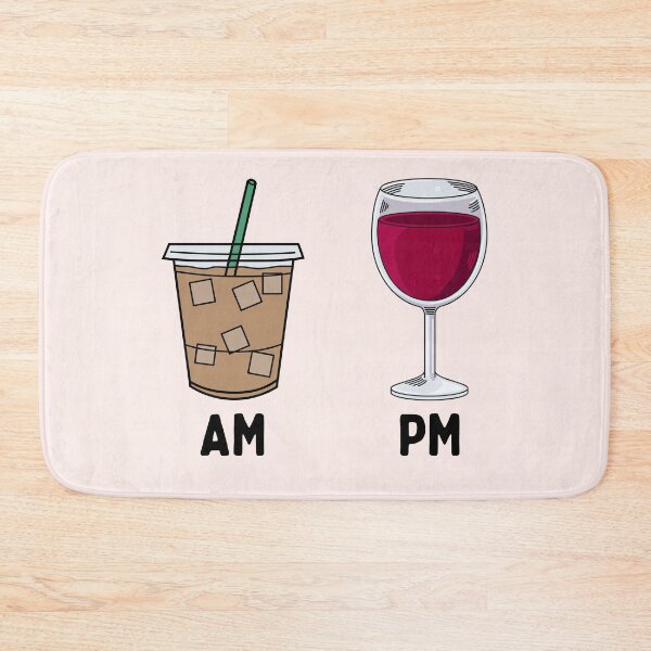 Item preview, AM/PM - coffee and wine designed and sold by PeachyLitchi.