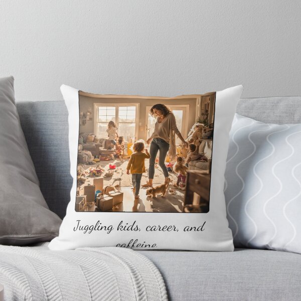 Item preview, Juggling Kids, Career, and Caffeine - Relatable Design for Busy Moms designed and sold by AndrijaaS.