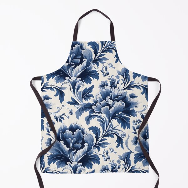 Item preview, Blue floral damask elegance designed and sold by NolineXpression.