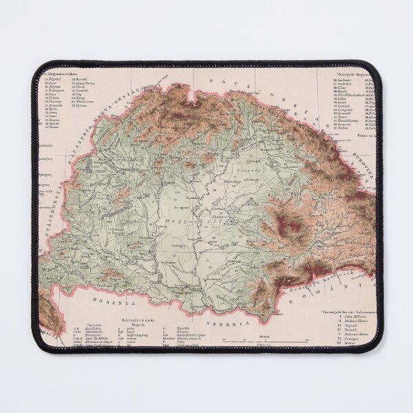 Item preview, Geographic Map of Hungary before 1918 designed and sold by HunHistory.