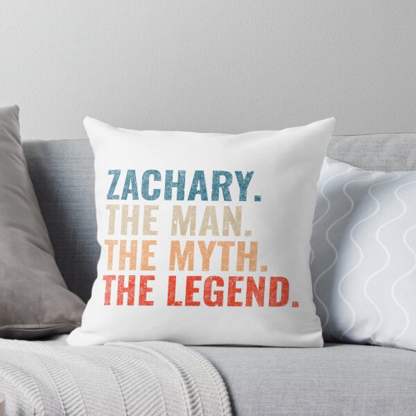 Item preview, Zachary The Man The Myth The Legend Zachary Name Retro 70s distress designed and sold by Teelogic.