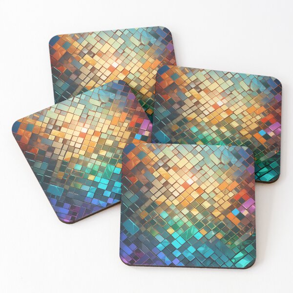 Item preview, Colorful mosaic steel pattern designed and sold by NolineXpression.