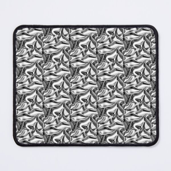 Item preview, Silver Silky Steel Pattern, Unique designed and sold by villacreativa.