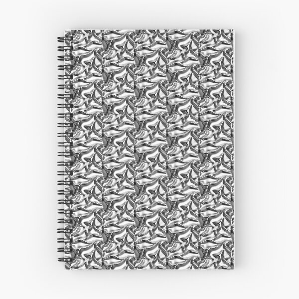 Item preview, Silver Silky Steel Pattern, Unique designed and sold by villacreativa.